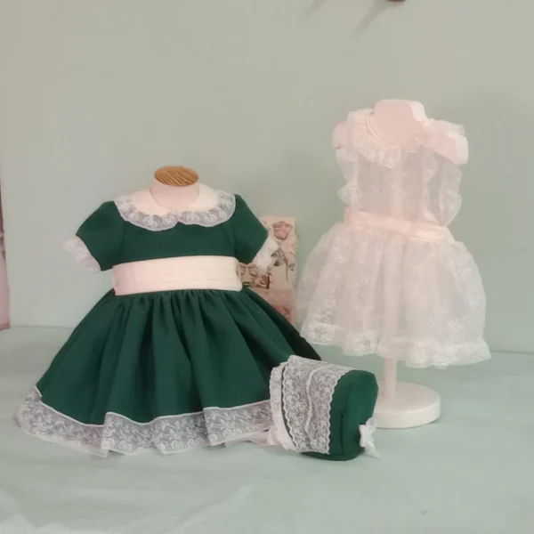 Vestido infantil con glamour