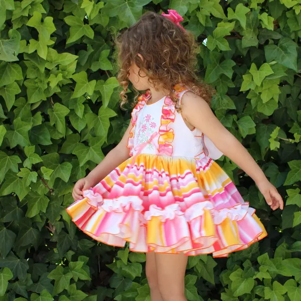 Vestido de niña divertido