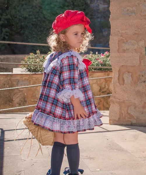 Vestido de niña clásico MARIANA Navidad