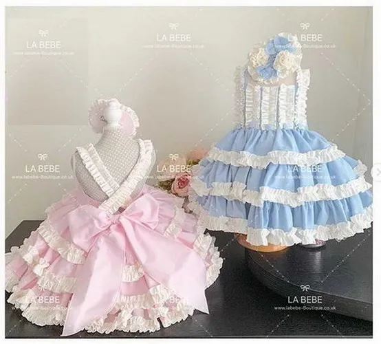 Vestido de niña: AIDA-Rosa-arena