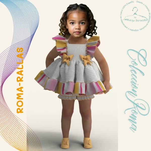 Vestido de niña: ROMA-RALLAS