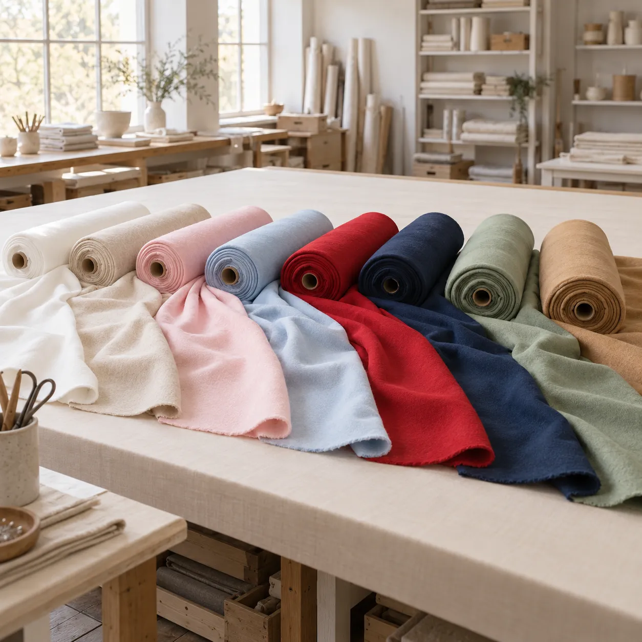 Tejidos de otoño e invierno para el vestido Esther